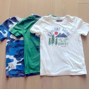 Eddie Bauer Kids' Blue Camo and Forest Print T-Shirts